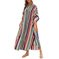 thumbnail image 1 of Vestido largo suelto con botones para mujer Vestido camisero con bolsillos Bata de playa Cubrir MABOTO Vestido, 1 of 7