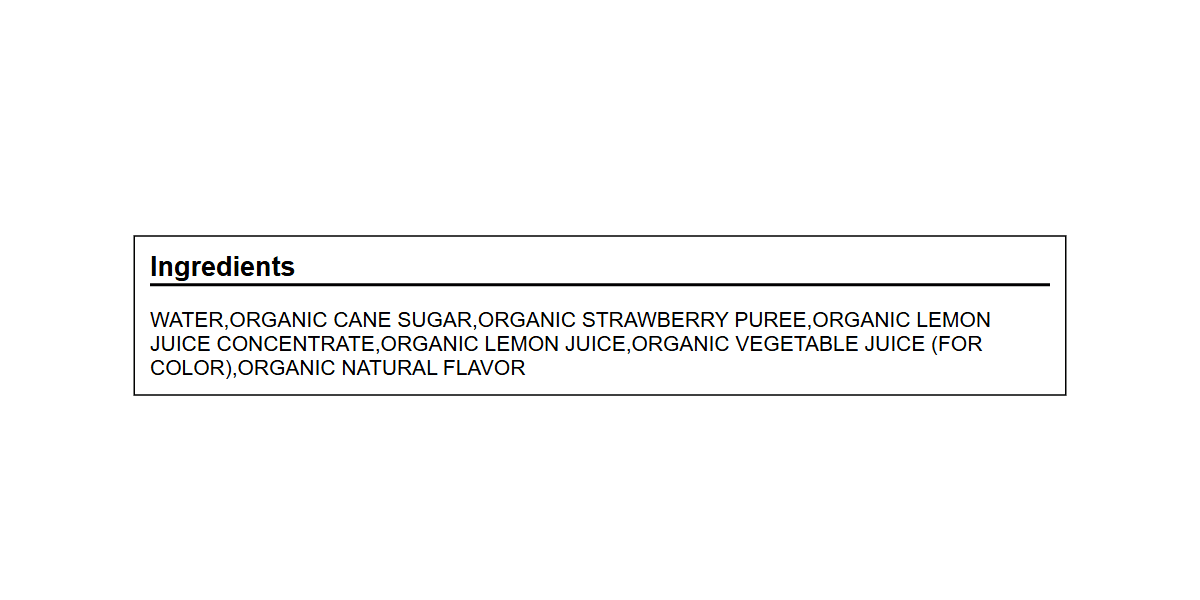 Trader joe's Organic Strawberry Lemonade 64 Fl Oz - 2 pack