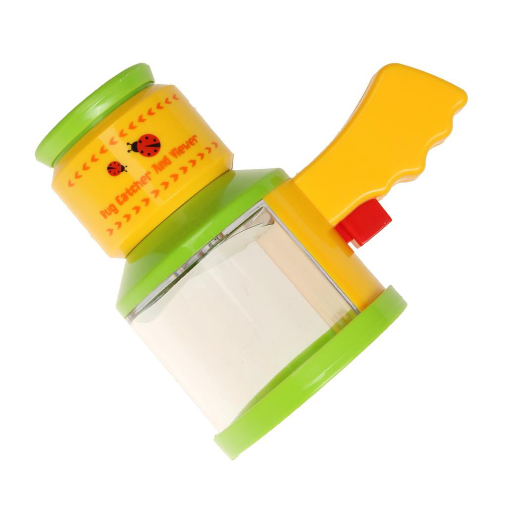 Plastic Bug Catcher Insect Viewer Box Magnifier Microscope Fun Box Toy U6P8 