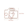 thumbnail image 4 of Shisuyan 20 Pcs Mini Clips d'Artisanat Clips de Documents Multi-Usages Clips de Papier en Métal Clips Décoratifs, 4 of 9