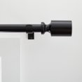 thumbnail image 5 of Better Homes & Gardens Flare 1" Dia. Black 42"-120" Single Curtain Rod Set, 5 of 8