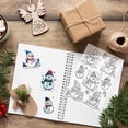 thumbnail image 5 of 1 sheet Plastic Stamps for DIY Scrapbooking Photo Album Decorative Cards Making Stamp Sheets Snowman 160x110mm, 5 of 7