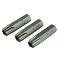 thumbnail image 1 of Faithfull - Security S2 Grade Steel Screwdriver Bits T40S x 25mm (Pack 3), 1 of 1