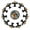 Multicolored 01, variant on 12 Pieces Halloween Pumpkins Spider Web Candies Skulls Glass Knobs for Dresser Drawers, 1.37 x 1.10 IN Round Kitchen Cabinet Pulls For Home Office Nursery Kids Room