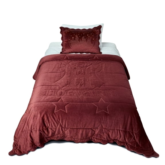 Harry Potter Golden Hogwarts 2 Piece Twin Bedding Set for All Ages