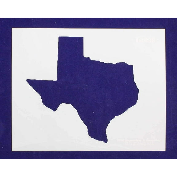 State of Texas Stencil - 14 X 17.5 Inches