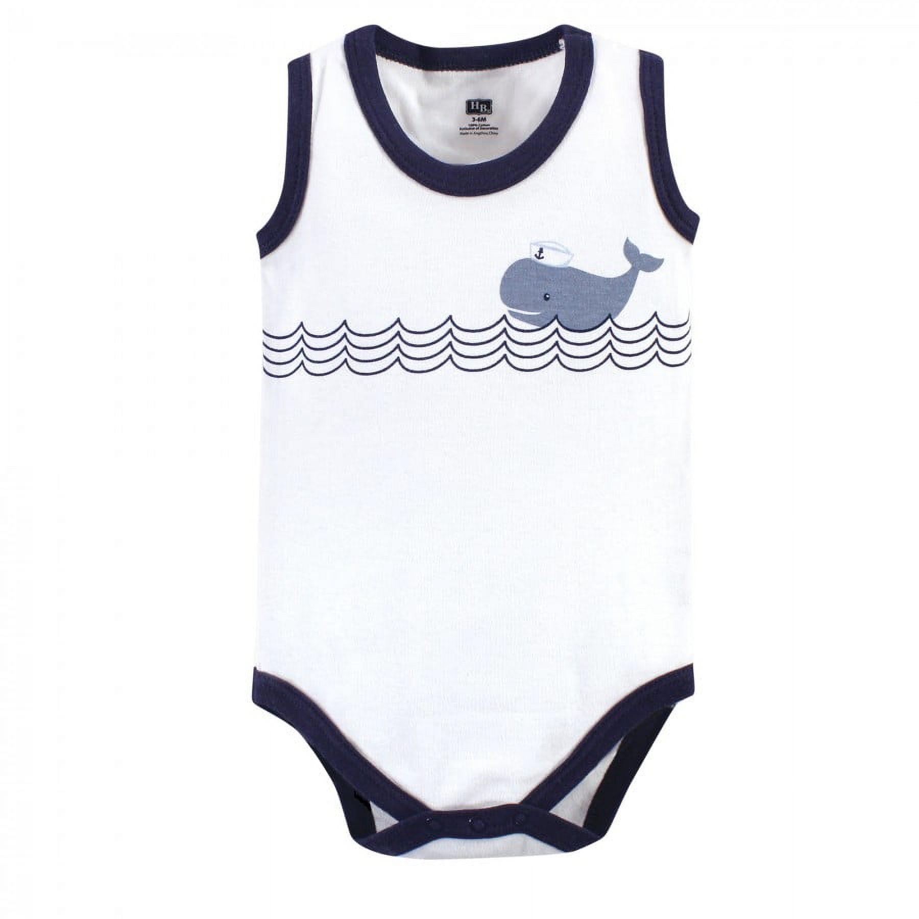 Hudson Baby Body Senza Maniche Unisex In Cotone 100% – Confezione 2 Pezzi Con Coniglietto E Ape, Taglia 9-12 Mesi