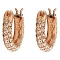 thumbnail image 5 of Swarovski Stone Pierced Hoop Earrings -, 5 of 5