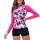 thumbnail image 4 of Traje de baño de dos piezas para mujer Bouanq 2024, tankini, traje de baño de manga larga con protección UV, pantalones cortos para niño, camiseta de baño, 4 of 7
