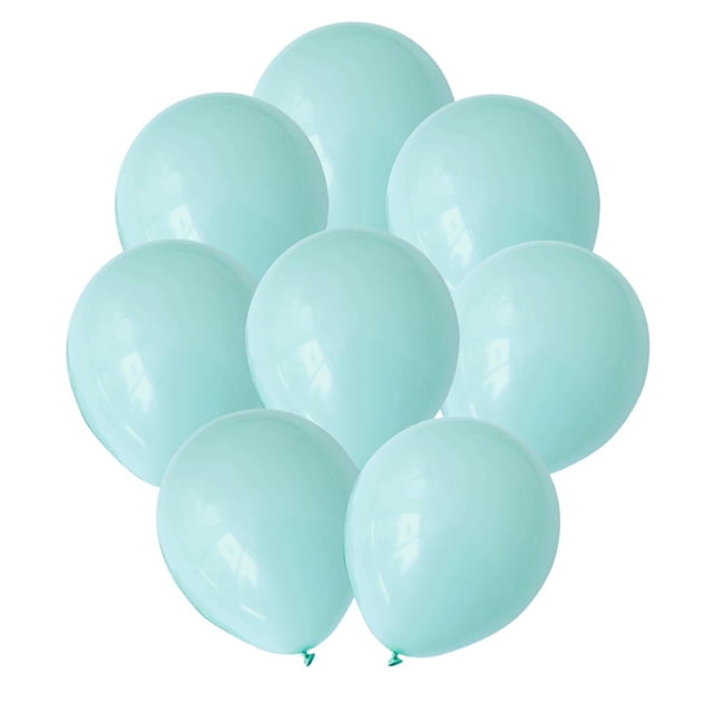 30 Unids Globo De Látex Macaron De Helio Aire Cumpleaños De Del Bebé De Bienvenida Suministros Azul 1