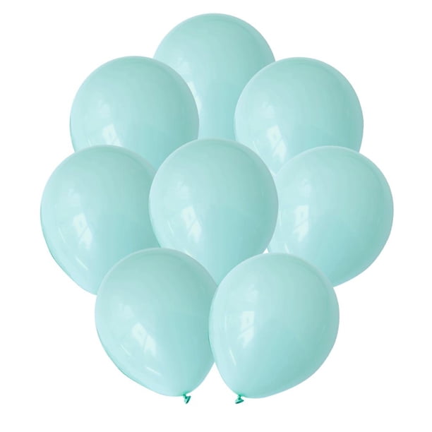 30 Unids Globo De Látex Macaron De Helio Aire Cumpleaños De Del Bebé De Bienvenida Suministros Azul 1