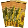 thumbnail image 2 of Dreamtimes Sunflower Wood Kitchen Dish Towel 1 Pack, Soft Absorbent Dishcloths Reusable Hand Towel Washable Tea Towels for Home Kitchen Bar Table Decor, 28 x 18 Inch, 2 of 7