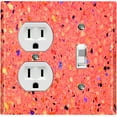 thumbnail image 6 of Metal Light Switch Plate Outlet Cover (Image of Marble Red MAR061), 6 of 24