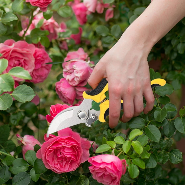 Outdoor Power Tools Other Garden Pruning Handheld Pruners Premium Bypass Pruning  Shears For Your Garden Shears Stainless Steel Blades Yellow 