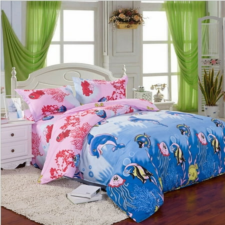 Duvet And Pillow Set Double Cute Single Full Queen King Duvet Cover Pillow Case Quilt Cover Bedding Set Today's Specials ()