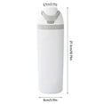 thumbnail image 3 of PEKIOGT FreeSip Bouteille d'Eau Isolée en Acier Inoxydable 24 Oz avec Couvercle pour Sports et Voyages Champ de Rêve, 3 of 9