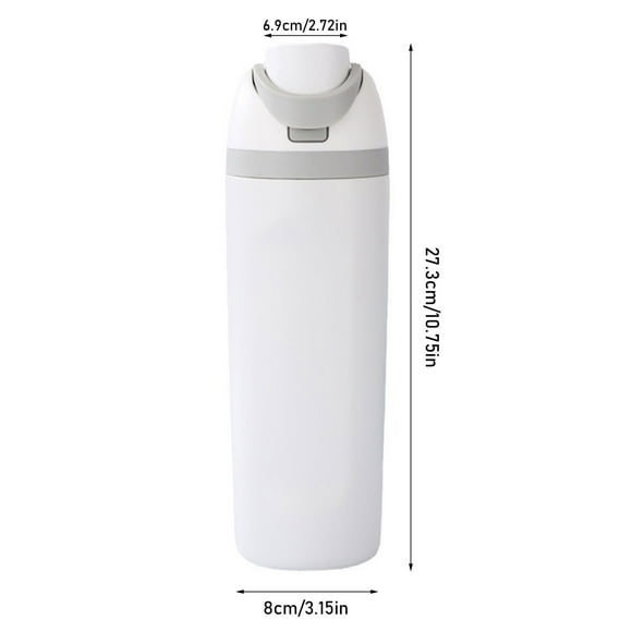 FreeSip 24 Oz Vacuum Insulated Water Bottle, with Straw 24oz Stainless Steel Thermos Bottle Base Cover for Owala 24oz Sports Vacuum Flask 24OZ for Sports, Travel, and School BPA-Free