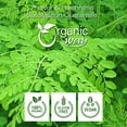 thumbnail image 2 of Organic Way Moringa Leaf Powder (Moringa oleifera) - Immune and Energy Booster | Herbal Tea | Organic & Kosher Certified | Vegan, Non GMO & Gluten Free | USDA Certified | Origin - India (1/2LBS / 8Oz), 2 of 4