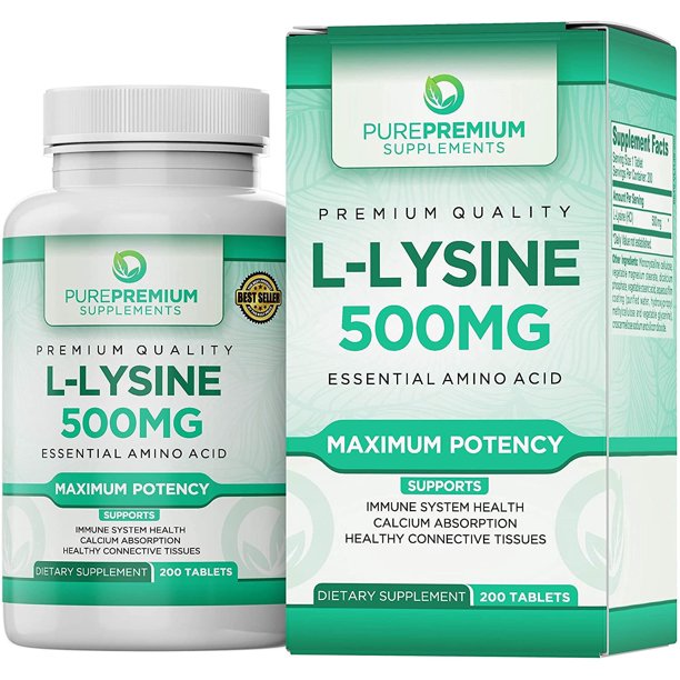 LLysine by PurePremium Supplements Maximum Potency Essential Amino
