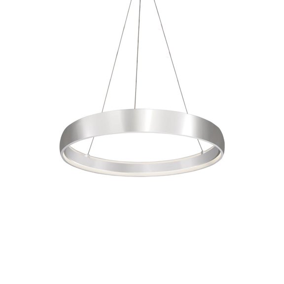 PD22735-BS-Kuzco Lighting-Halo - 83W LED Pendant-4.25 Inches Tall and 35.88 Inches Wide-Brushed Silver Finish
