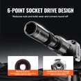 thumbnail image 4 of Juego de enchufes VEVOR Universal Impact 3/8 Drive, 14 piezas, 10-19 mm, 4 of 9