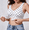 Upgrade Wave Black, variant on Posture Corrector Bra for Women, Wireless Cross-Back Full Coverage Front-lock Support Push Up Bras