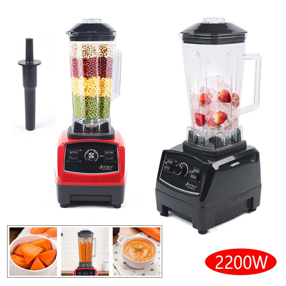 WUZSTAR 3 HP Commercial Countertop Blender Smoothie Maker Juicer 2L 2200W Powerful Food Processor Kitchen Blender