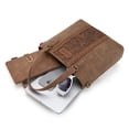 thumbnail image 5 of Wrangler Weatern Tote Bag for Women Medium Sized Aztec Handbags with Crossbody Strap, Tooled-Brown, 5 of 6