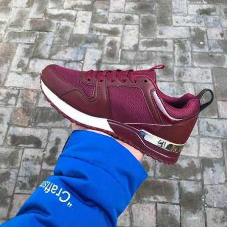

Women s Fashion Slip On Wedge Sneakers Ladies Breathable Outdoor Casual Shoes