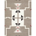 thumbnail image 2 of Pasargad Home Tuscany Collection Reversible Wool Mocha Area Rug- 6' 2'' X 8'10'', 2 of 2