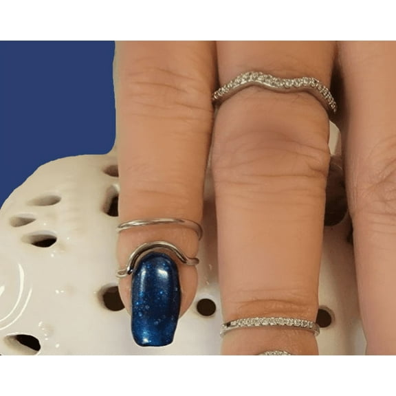 Minimalistic Nail Cuff Ring
