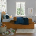 thumbnail image 4 of AFI Richmond Twin Wood Platform Bed with Footboard and Storage Drawers, Light Toffee, 4 of 14