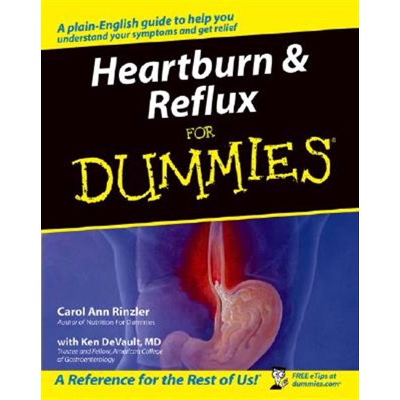 Pre-Owned Heartburn & Reflux for Dummies (Paperback) 0764556886 9780764556883
