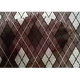 thumbnail image 4 of oneOone Cotton Silk Dusty Brown Fabric Argyle Check Craft Projects Decor Fabric Printed By The Yard 42 Inches Wide, 4 of 4