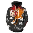 thumbnail image 4 of Sudadera con capucha y cremallera con estampado 3D de tigre chino para hombres y niños, ropa de calle, sudaderas de hip hop, sudaderas casuales divertidas de gran tamaño, 4 of 4