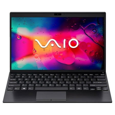 VAIO SX12 12.5" Full HD Notebook Computer, Intel Core i7-10710U 1.1GHz, 16GB RAM, 512GB SSD, Windows 10 Pro, ALL BLACK EDITION
