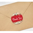 thumbnail image 4 of Darling Souvenir DIY Rose Blossom 1.6 Inches Red Round Thank You Stickers DIY Envelope Seals-45 Pcs, 4 of 4