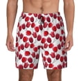 thumbnail image 2 of Goofa Tulips Flowers Printed Men's Swim Trunks Board Shorts Quick Dry Mens Swimming Trunks with Compression Liner,Breathable Fit Hawaii Beach Shorts-Large, 2 of 9