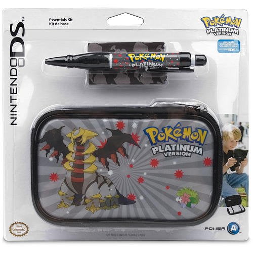 Pokemon Platinum Version Nintendo DS Lite Travel Case 3 Piece Accessory Kit **NEW** Walmart