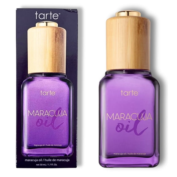 Tarte Maracuja Face & Body Oil, Vitamin C Hydrating Facial Oil, Smooth Lightweight & Moisturizing, 1.7 oz