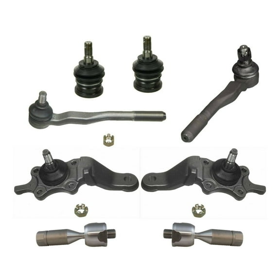 8 Pc Upper and Lower Ball Joints Tie Rod Ends Front Steering & Suspension Kit Fits select: 1996-2002 TOYOTA 4RUNNER