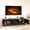 Black, variant on Uforic Fluted TV Stand for Living Room, 59" Mid Century Modern Entertainment Center with Power Outlets & Storage Compartments, Media Console for TVs up to 65 Inch, Brown