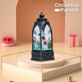 thumbnail image 4 of Bearachild Linterna navideña Vintage para exteriores, vela, mesita de noche, dormitorio, mesa, funciona con pilas, decoraciones navideñas para el hogar Kits de decoración para fiestas Negro Bearachild HA008594-02B, 4 of 6
