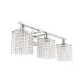 thumbnail image 5 of Phineas 3 lights bath sconce in black with clear crystals, 5 of 7