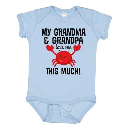 

Inktastic Grandma Grandpa Love Me Boys Gift Baby Boy or Baby Girl Bodysuit