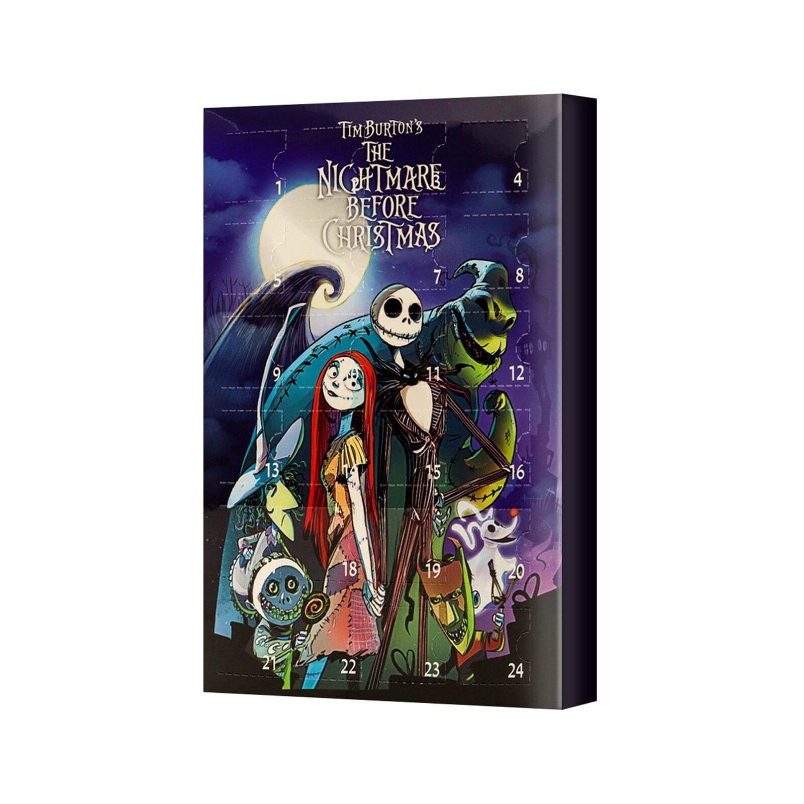 Christmas Skull Jack Figure Blind Box, 2025 Xmas Advent Calendar Box, New Year Toys Surprise Box