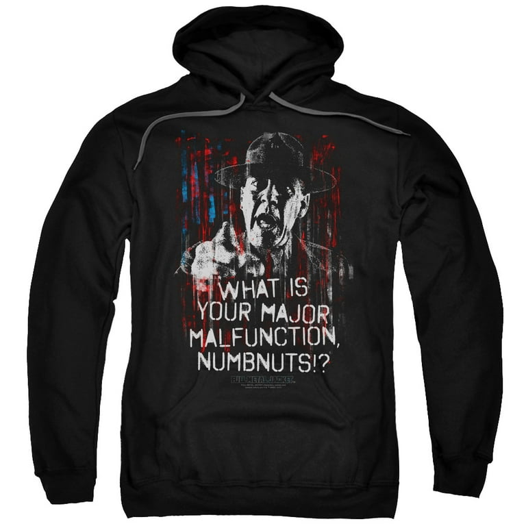 Full Metal Jacket Malfunction Pull Over Hoodie X Large