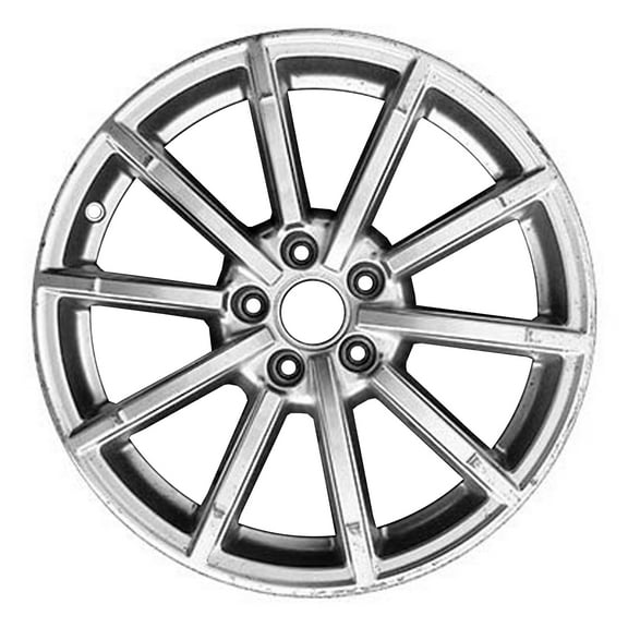 Remanufactured Painted Bright Hypersilver Aluminum Wheel 18 x 8 8K0601025BQ fits 2013-2016 Audi A4