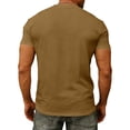 thumbnail image 6 of Yifymode Men's V Neck T-Shirt Short Sleeve Chest Pocket Soft Lightweight Casual Daily Wear Tees for Men, 6 of 10