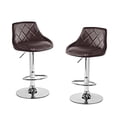 thumbnail image 2 of SET DE 2 BANCOS PARA BARRA CON RESPALDO COLOR CAFÉ, 2 of 6